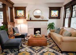 90 Craftsman Style Living Room Ideas Photos Craftsman Living Rooms Craftsman Bungalow Interior Craftsman Style Interiors