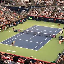 Montreal olympic stadium got built in the 1970s to serve as the flagship venue of the 1976 summer olympics. Hai Simona Wta Halep Simonahalep Rogerscup Mtl Montreal Tennis Tenniscourt Romania Digisport Tenis Sweat Sport Tennisplayer Wilson Nike Te