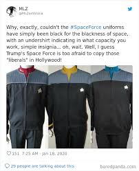 Space force just launched, but there is still so much to figure out. The Us Space Force Reveals Its New Camouflage Uniform People Offer More Suitable Alternatives Bored Panda