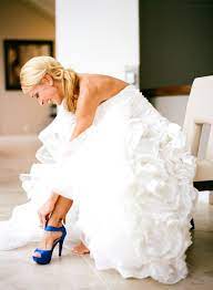 Rustic Modern Intimate Winter Wedding Ideas Blue Wedding Shoes Unconventional Wedding Dress Wedding Dresses Unique