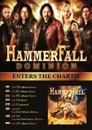 Hammerfalls New Album Dominion Hits The Charts Worldwide