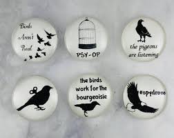 The Birds Work For The Bourgeoisie Painting Pin On Art