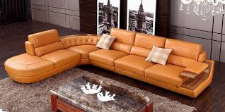 Such as top grain, full grain and suede. Orange Leather Sofa Set Novocom Top