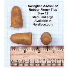 Swingline 54032 Rubber Finger Tips Size 12 Medium Large
