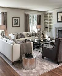 Off White Sofas With Dark Grey Chairs Transitional Decor Living Room Beautiful Living Rooms Decor Transitional Living Rooms