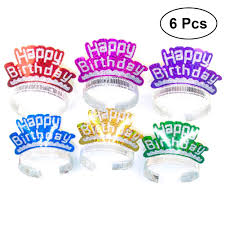 Tagliate il piatto in tre parti e incollatele tra di loro. Colori Assortiti Yeahibaby 6pcs Cappelli Di Compleanno Corona Cappellini Di Carta Partito Glitter Cappello Mestiere Fai