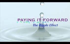 The world wont change, but you can. posting on a kindness website by bree, a 20 year old australian. Pay It Forward Book Quotes Quotesgram