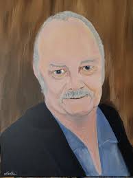 I am always trying to learn something new. This painting is one of a series  of large square portaits that I am working on. It is 36”x36”