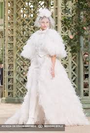 Chanel Spring Summer 2018 Haute Couture Collection Chanel Wedding Dress Wedding Dress Couture Chanel Haute Couture