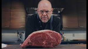 He uses a quart mason jar with two seals to mix and store the rub. Alton Brown S Holiday Standing Rib Roast Youtube