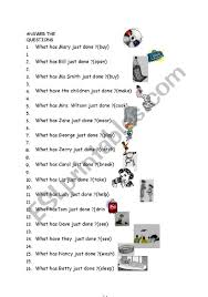 present perfect tense with wh questions esl worksheet by epit
