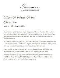 Clyde Winfred “Wint” Garrison