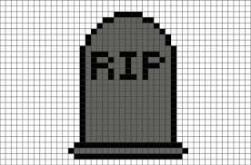 Tombstone Pixel Art Pixel Art Pixel Art Design Pixel Art Grid
