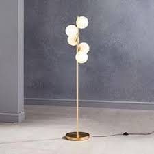 Staggered Glass Floor Lamp 5 Light In 2020 Modern Floor Lamps 5 Light Floor Lamp Glass Floor