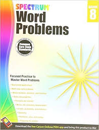 Word Problems Grade 8 Spectrum Math Workbook Word Problems Word Study