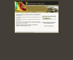 Election Commission Of Sri Lanka Library Of Congress