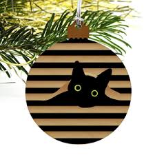 Maybe you would like to learn more about one of these? Christmas Ornaments For People Who Love Black Cats Meow As Fluff