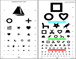 Children And Opt Printable Chart Eye Chart Kindergarten Worksheets