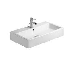 Duravit Vero White 800mm 1 Tap Hole Grinded Washbasin 0454800027 Bathroom Furniture Bathroom Mixer Taps Wall Mounted Sink