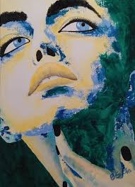 Face C, Painting by Bev Smith Martin
