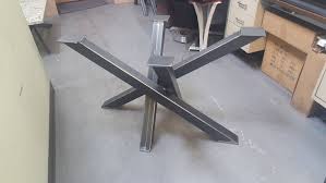 Non Standard Jambes En X Tableau Moderne Modele Modern Table Table Legs Dining Table Legs