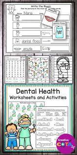 Dental Health Theme Math And Writing Activities And Worksheets Dental Health Elementary Special Education Activities Writing Activities