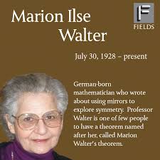 Happy birthday to Marion Walter who...