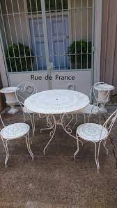 It created just the right amount of. Antique French Cafe Wrought Iron Garden Table Chairs 70 Rue De France