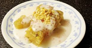 Adapted From Vietfun Forum Ingredients For Steamed Banana Cake 5 Bananas 1 Cup Tapioca Starch 2tbsp Rice Flo Food Coconut Milk Recipes Milk Recipes