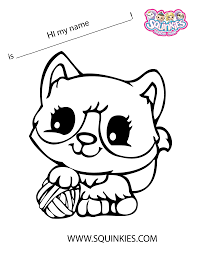 Squinkies Coloring Page Cartoon Coloring Pages Coloring Pages Cat Valentine