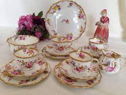 100 Year Old Hammersley Tea Cups Pottery Tableware