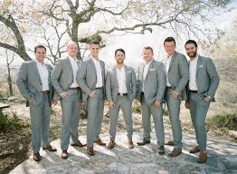 Gray Groomsmen Suits White Button Shirt Groomsmen Grey Gray Groomsmen Suits Groomsmen Suits