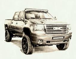 What is the print size? Truck Sketch Drawing At Paintingvalley Com Explore Collection Of Truck Sketch Drawing