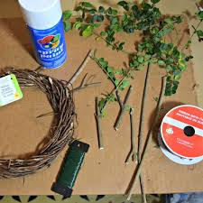 This wreath of natural twigs formed into a sunburst shape. How To Make A Twig Wreath Hidden Springs Homestead