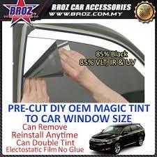 It is essential to recognize that the vlt for front windscreen should be above 70% while the vlt for the rest of the windows although your car tint is certified with jpj rules and also laws, the jpj policeman may still stop your car as they cannot establish whether your. Toyota Harrier 2016 2018 Magic Tinted Solar Window Shopee Malaysia
