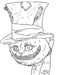 Cheshire Cat Coloring Pages K5 Worksheets In 2020 Cat Coloring Page Bunny Coloring Pages Coloring Pages