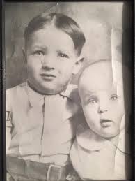 My dad and his brothers, Keith, Glenn, and Roy Bland. Oct. 12, 1934.
