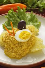 Papa A La Huancaina An Irresistibly Creamy Classic Eat Peru Recipe Peruvian Recipes Peruvian Dishes Peruvian Cuisine