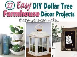 We're going to be all over the house with these diy's. 27 Diy Dollar Tree Farmhouse Decor Projects Anybody Can Make
