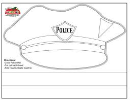 Http Www Alphabet Action Com I Police Hat Headband Jpg Community Helpers Police Community Helpers Community Helpers Preschool