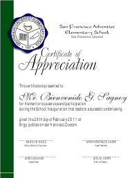 Check spelling or type a new query. Certificate Of Appreciation Sfaes Pdf