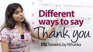 Different Ways To Say Thank You Free English Vocabulary Lesson Youtube
