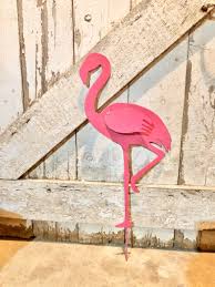 Pink Flamingo Garden Stake Flamingo Metal Art Flamingo Yard Etsy In 2020 Whimsical Garden Art Flamingo Yard Art Flamingo Garden