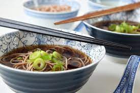 hot soba noodles in broth kake soba wine4food soba noodles japanese soba noodle recipe soba recipe