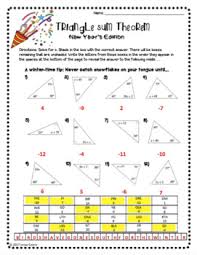 Download as pdf, txt or read online from scribd. Geometry New Year Activity Triangle Sum Theorem By Sine On The Line
