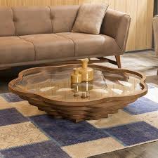 Reiter Frame Coffee Table Tempered Glass Table Top Coffee Table Dramatic Table