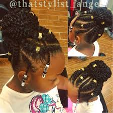 Cornrows Kid Style Braided Bun Goddess Braids Goddess Braids Kids Hairstyles Braided Bun