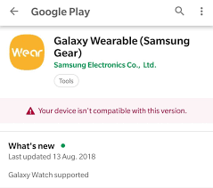 When opening the app, it just says check whether your system software is. Galaxy Wearables App Incompatible Oneplus Community