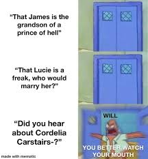 You're too polite to brag. Pretty Much All Thing Shadowhunter Spoiler This Is The Reason The Carstairs Owe The