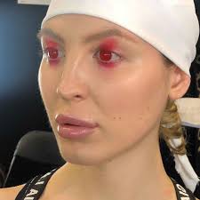 Dominic Skinner On Instagram One Of The Looks Designed For Artschool London Aw20 Lfwm Fashionshow Modelled By Missal Editorial Makeup Model Makeup Looks